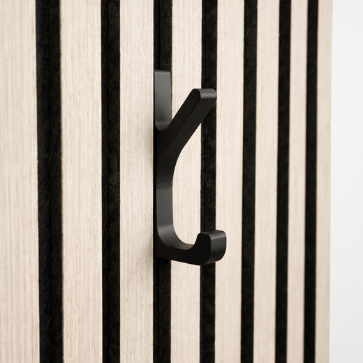 Kleiderhaken Click-System für Akustikpaneele – 5 Designs