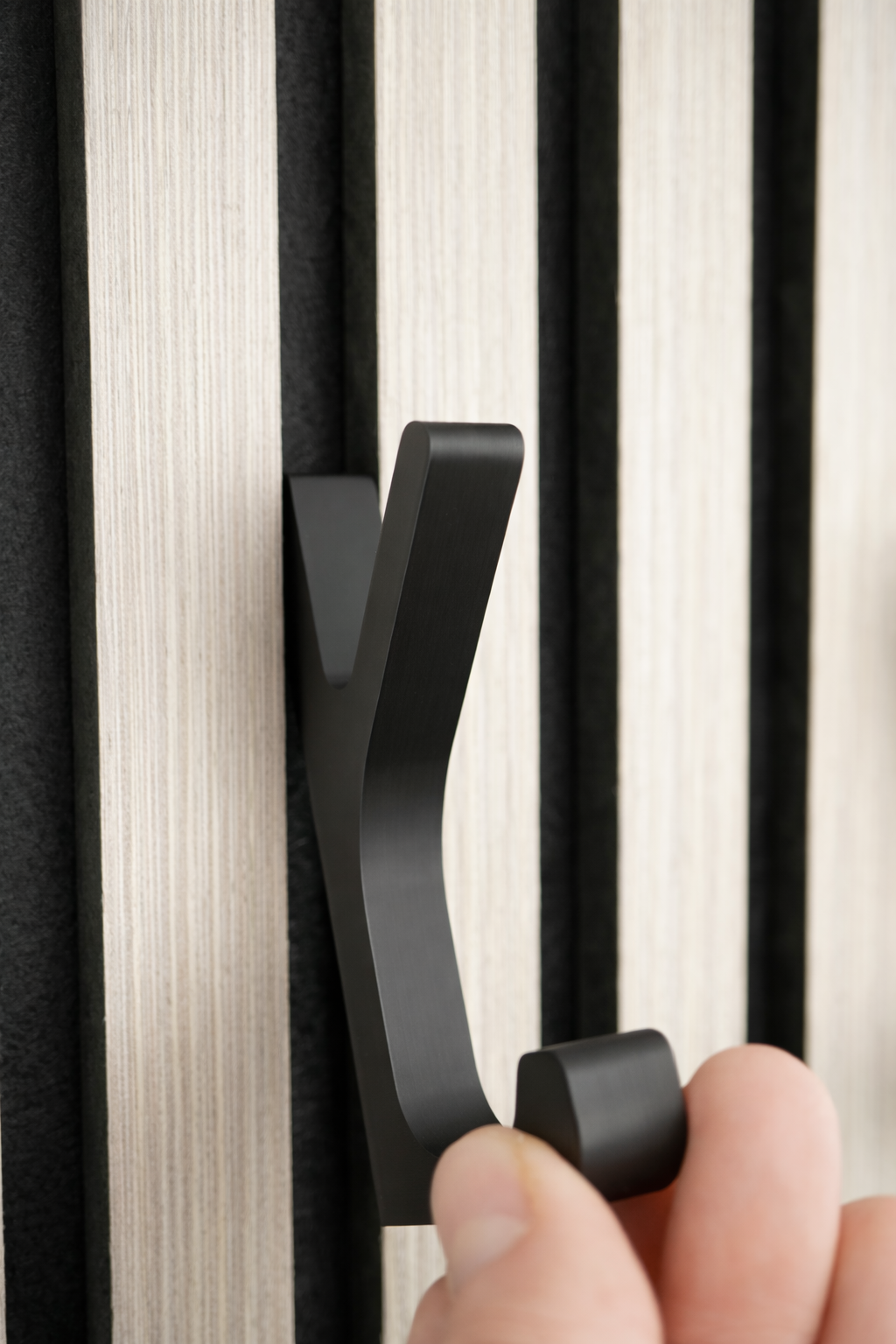 Kleiderhaken Click-System für Akustikpaneele – 5 Designs