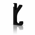 Kleiderhaken für Akustikpaneele mit Click-System – Montage ohne Bohren – 13mm & 15mm – 5 Designs: einzeln/eckig/rund/doppelt/Basecap – Garderobenhaken Lamellenwand – Schwarz (13 mm, Basecap-Halter)
