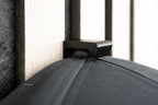 Kleiderhaken für Akustikpaneele mit Click-System – Montage ohne Bohren – 13mm & 15mm – 5 Designs: einzeln/eckig/rund/doppelt/Basecap – Garderobenhaken Lamellenwand – Schwarz (13 mm, Basecap-Halter)