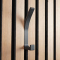 Kleiderhaken für Akustikpaneele & Wandpaneele – 6er Set – Doppelhaken mit verstecktem Halter – Unsichtbare Schrauben – Vertikale Paneele – 13mm & 15mm – Garderobenhaken (13 mm, Doppelhaken (6er Set))